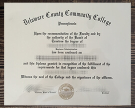 How to buy Delaware County Community College fake degree?