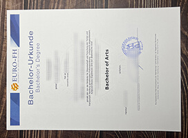 Order EURO-FH University of Applied Sciences fake diploma.