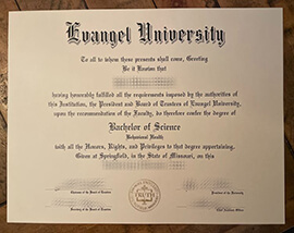 How to get a Evangel University diploma?