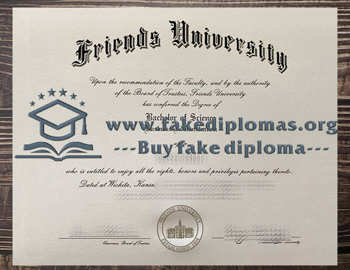 Buy Friends University fake diploma, Fake Friends University degree.