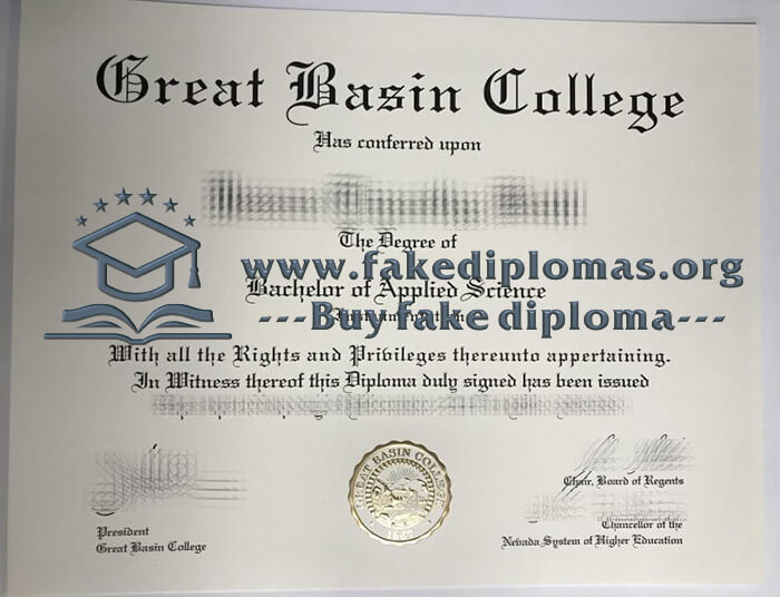 Buy Great Basin College fake diploma, Fake a Great Basin College degree.