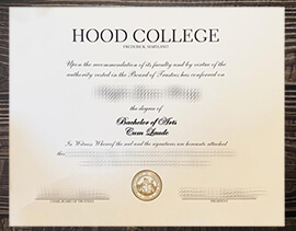 How much to buy Hood College fake certificate?