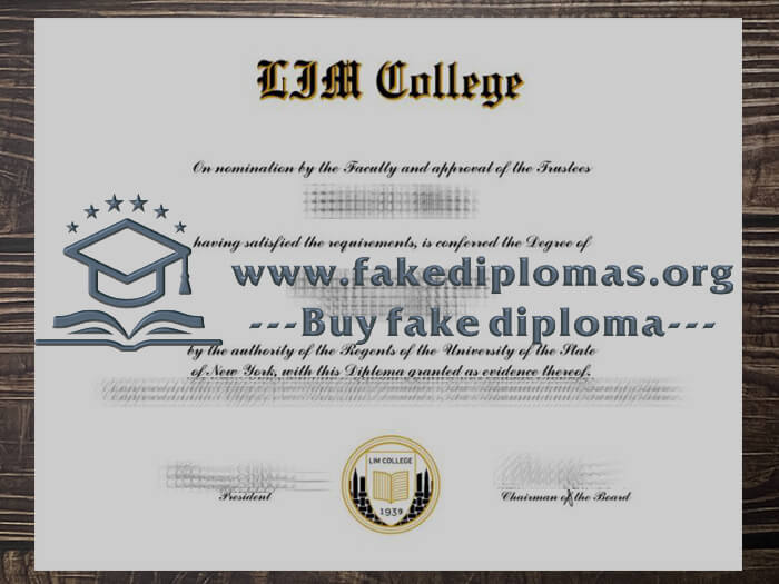 Buy LIM College fake diploma, Fake LIM College degree.