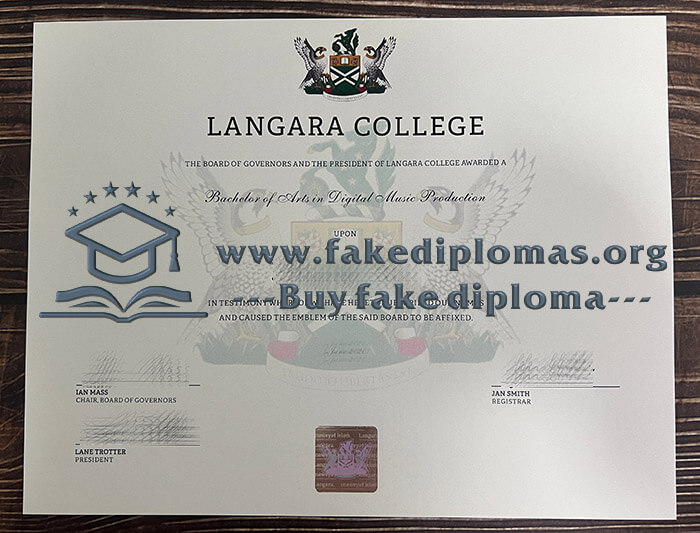 Buy Langara College fake diploma, Fake Langara College degree.