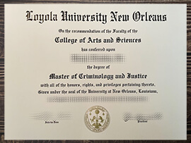 Can i get to buy Loyola University New Orleans fake diploma?