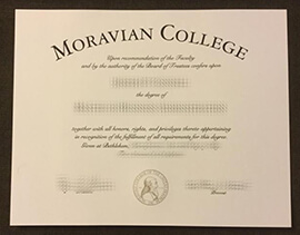 How to make the Moravian College diploma?