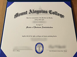 Order Mount Aloysius College fake diploma online.