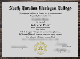 Purchase North Carolina Wesleyan University fake diploma online.