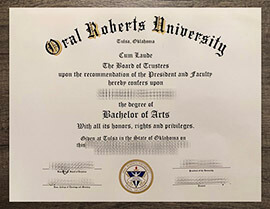 Can i get to buy Oral Roberts University fake diploma?