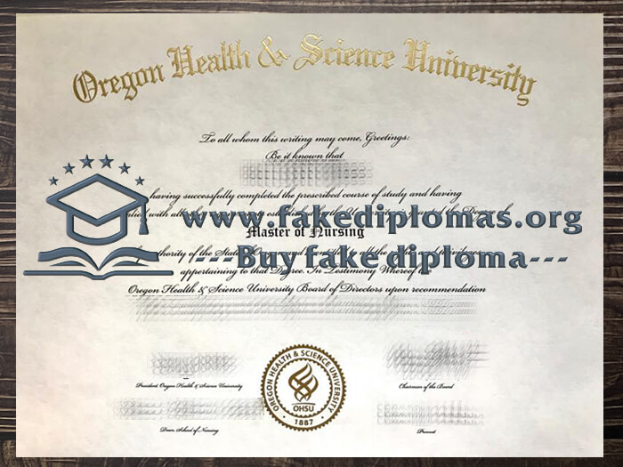 Buy Oregon Health & Science University fake diploma, Fake OHSU degree.