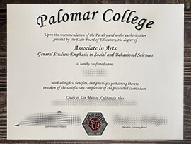 Can i get to buy Palomar College fake certificate?