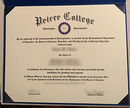 How long to buy Peirce College fake degree?