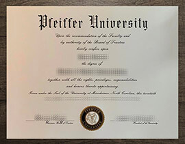 Can i get to buy Pfeiffer University fake diploma?