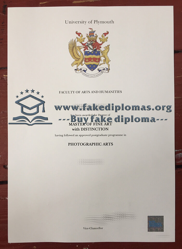 Buy Plymouth Marjon University fake diploma.