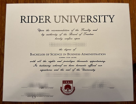 Apply for a Rider University degree.