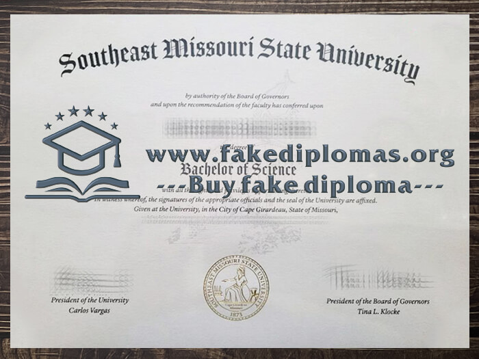 Buy Southeast Missouri State University fake diploma, Fake SEMO degree.