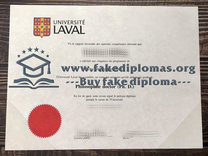 Buy Université Laval fake diploma, Fake Université Laval degree.