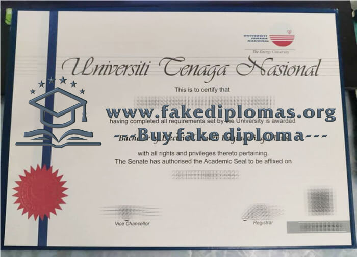 Buy a Universiti Tenaga Nasional fake diploma.