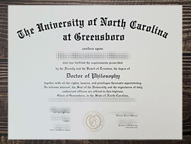 How to get the University of North Carolina Greensboro degree?