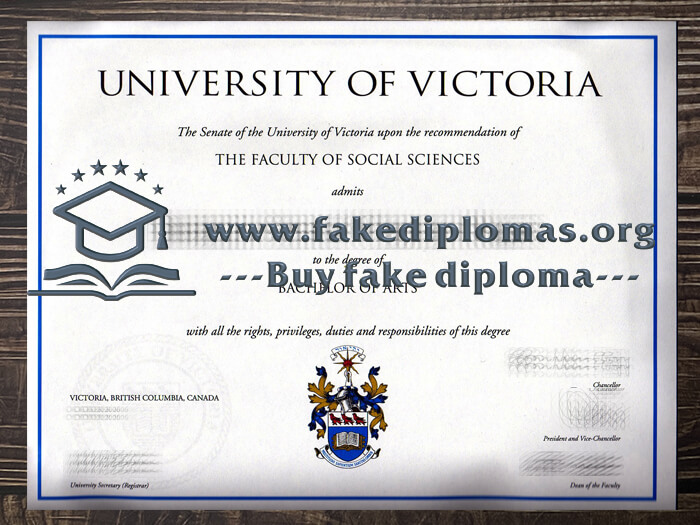 Buy University of Victoria fake diploma, Fake UVic degree.