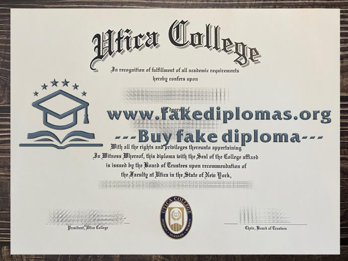 Buy Utica College fake diploma, Fake Utica College degree.