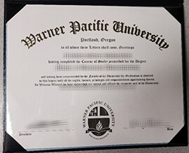 Steps to order Warner Pacific University certificate online.