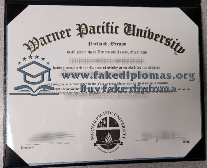 Buy Warner Pacific University fake diploma online.