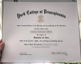 Get York College of Pennsylvania fake diploma online.