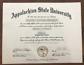 How can i get to buy Appalachian State University fake diploma?