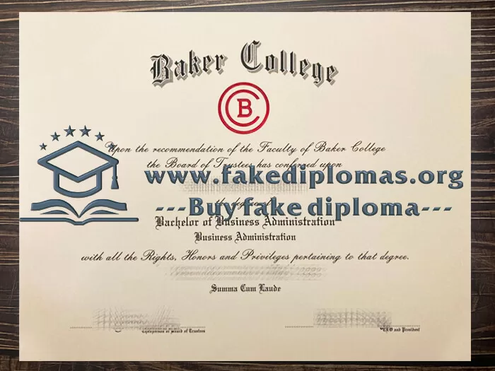 Buy Baker College fake diploma, Obtain Baker College fake degree.