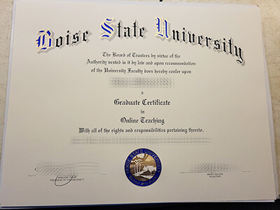 Purchase Boise State University fake diploma online.