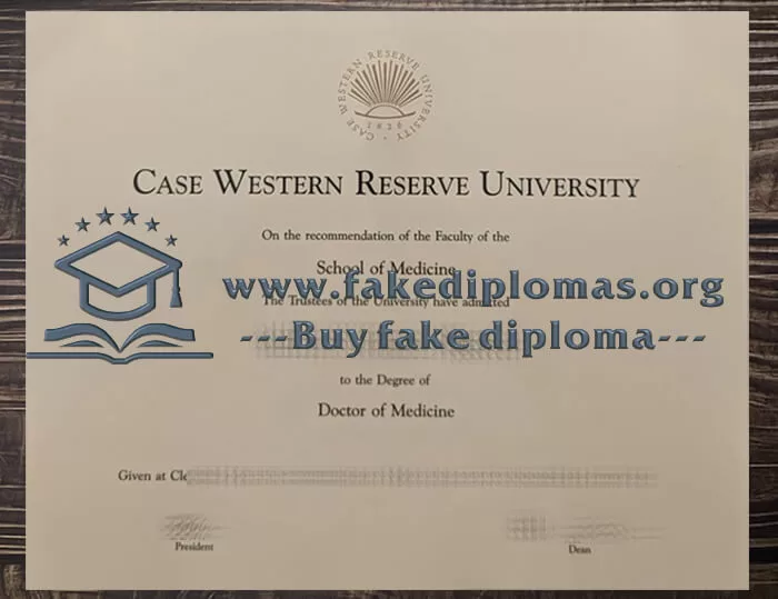 Buy Case Western Reserve University fake diploma.