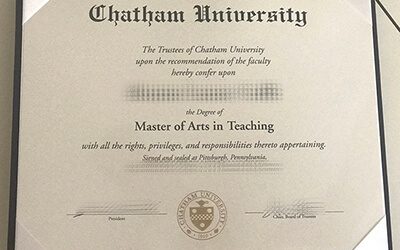 Purchase Chatham University fake diploma online.