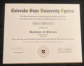 I want to buy Colorado State University System fake diploma.