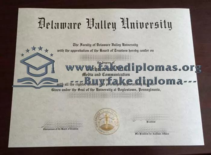 Buy Delaware Valley University fake diploma.