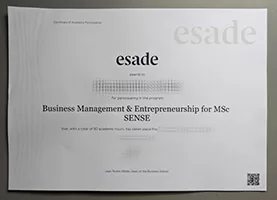 How do i buy ESADE Business School MSc fake certificate?