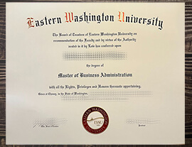 Buy a Eastern Washington University fake diploma.