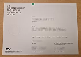 Get Eidgenössische Technische Hochschule Zürich fake certificate.