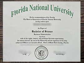 Where to buy Florida National University fake diploma online?