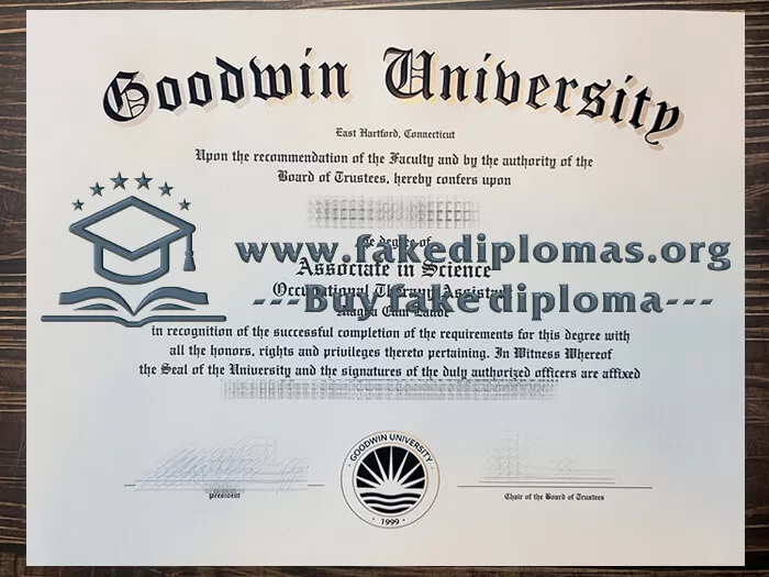 Buy Goodwin University fake diploma.