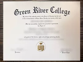 Obtain Green River College fake diploma online.