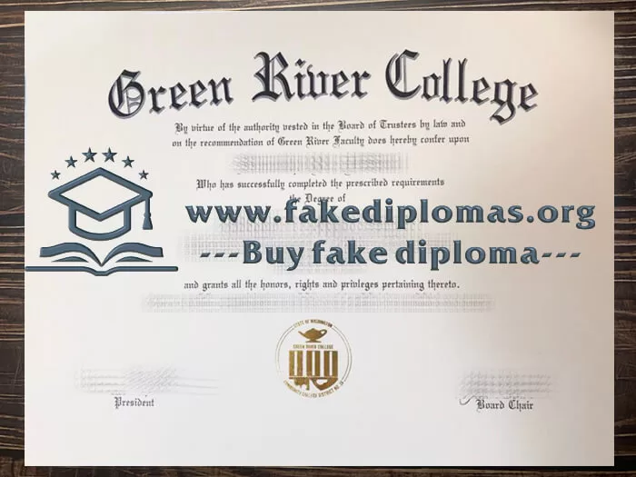 Buy Green River College fake diploma, Fake Green River College degree.