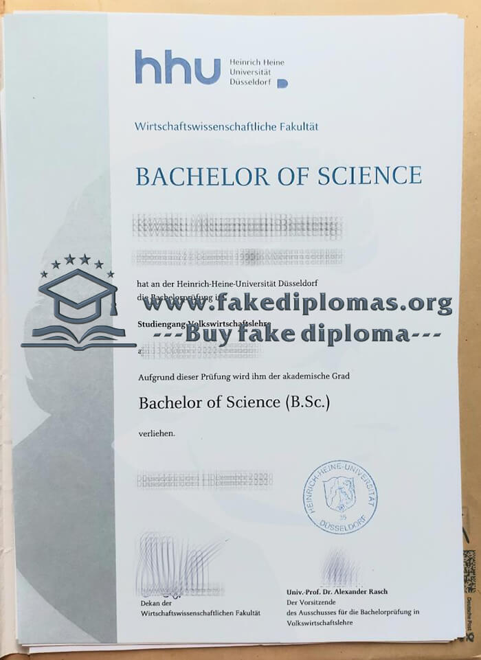 Buy Heinrich-Heine-Universität Düsseldorf fake diploma.