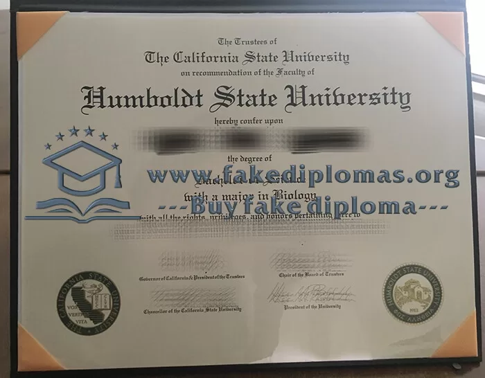 Buy Humboldt State University fake diploma, Fake Humboldt State University degree.