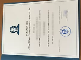 How to buy Johann Wolfgang Goethe Universität fake certificate?