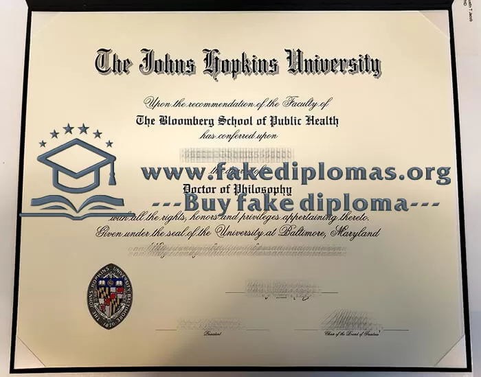 Buy Johns Hopkins University fake diploma.