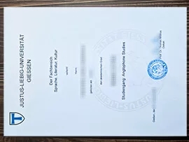 Where to buy Justus Liebig Universität Gießen fake certificate?