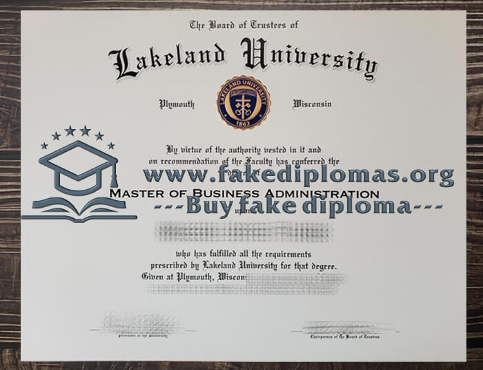 Buy Lakeland University fake diploma, Fake Lakeland University degree.