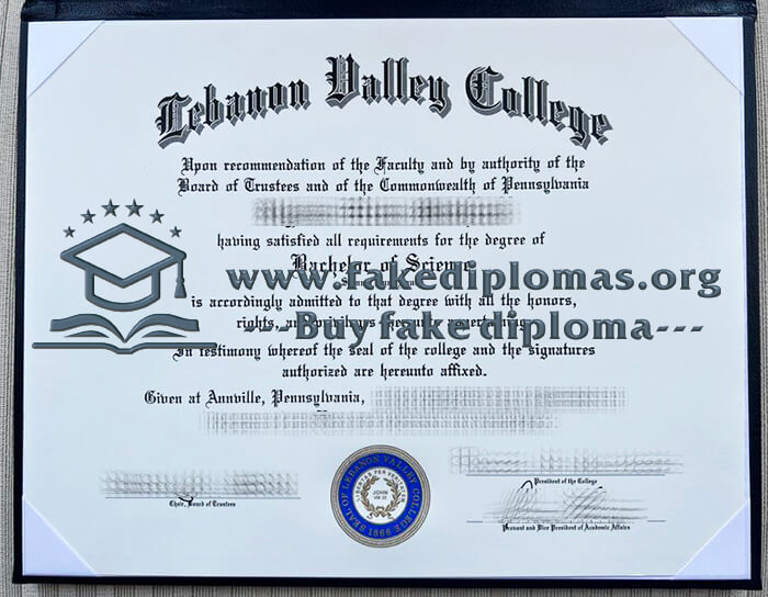 Buy Lebanon Valley College fake diploma, Fake LVC degree.