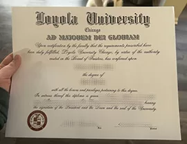 Obtain Loyola University Chicago fake diploma online.